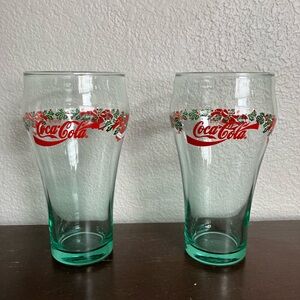 Coca-Cola Christmas glasses